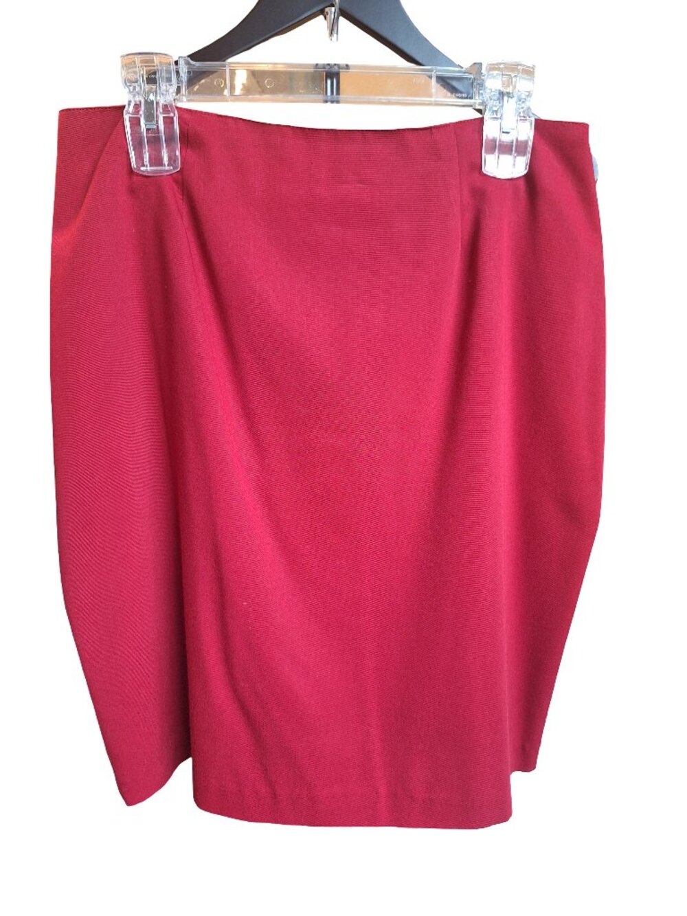 Vintage Christy Girl Classic Red Pencil Skirt Sz 14 Officecore Y2K